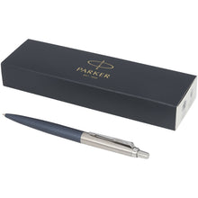 Load image into Gallery viewer, Parker Jotter XL matte with chrome trim ballpoint pen (blue ink) — Blue