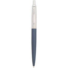 Load image into Gallery viewer, Parker Jotter XL matte with chrome trim ballpoint pen (blue ink) — Blue (front)