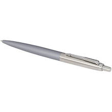 Load image into Gallery viewer, Parker Jotter XL matte with chrome trim ballpoint pen (blue ink) — Grey (detail)