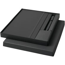 Load image into Gallery viewer, Moleskine notebook and pen gift set — Black (detail)