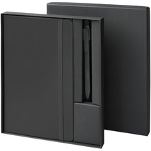 Load image into Gallery viewer, Moleskine notebook and pen gift set — Black