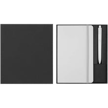 Load image into Gallery viewer, Moleskine notebook and pen gift set — White (front)