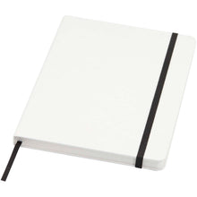 Load image into Gallery viewer, Holm A5 stone paper hard cover notebook with lined pages — White