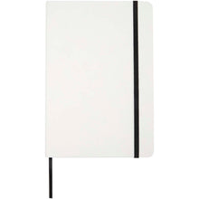 Load image into Gallery viewer, Holm A5 stone paper hard cover notebook with lined pages — White (front)