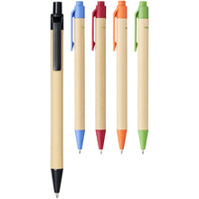 Load image into Gallery viewer, Berk recycled carton and corn plastic ballpoint pen (black ink) — group