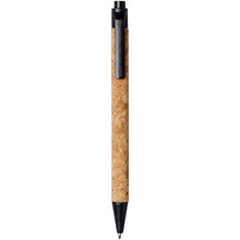 Load image into Gallery viewer, Midar cork and wheat straw ballpoint pen (black ink) — Natural / Black