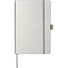 Load image into Gallery viewer, Nova A5 bound notebook — Silver (front)