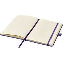 Load image into Gallery viewer, Nova A5 bound notebook — Purple (detail)