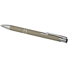 Load image into Gallery viewer, Moneta soft touch ballpoint pen (black ink) — Dark grey (detail)