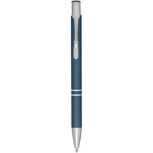 Load image into Gallery viewer, Moneta soft touch ballpoint pen (black ink) — Hale Blue