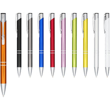 Load image into Gallery viewer, Moneta anodized aluminium click ballpoint pen (black ink) — group