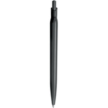 Load image into Gallery viewer, Alessio recycled PET ballpoint pen (blue ink) — Black (back)
