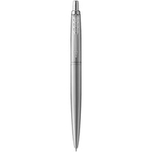 Load image into Gallery viewer, Parker Jotter XL monochrome ballpoint pen (blue ink) — Stainless steel (front)