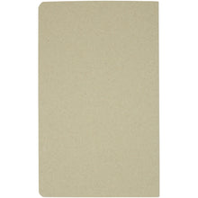 Load image into Gallery viewer, Gianna recycled cardboard notebook — Natural (back)