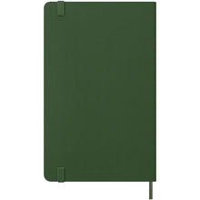 Load image into Gallery viewer, Moleskine hard cover 12 month L daily planner — Myrtle green (back)