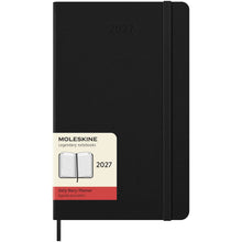 Load image into Gallery viewer, Moleskine hard cover 12 month L daily planner — Black