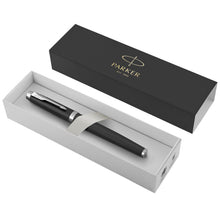 Load image into Gallery viewer, Parker IM rollerball pen (black ink) — Black Matted