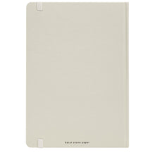 Load image into Gallery viewer, Karst® A5 stone paper hardcover notebook - lined — Beige (back)