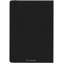 Load image into Gallery viewer, Karst® A5 stone paper hardcover notebook - lined — Black (back)