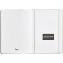 Load image into Gallery viewer, Karst® A5 stone paper hardcover notebook - lined — Black (detail)