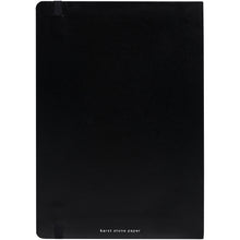 Load image into Gallery viewer, Karst® A5 softcover notebook - lined — Black (back)