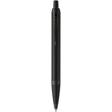 Load image into Gallery viewer, Parker IM achromatic ballpoint pen (blue ink) — Black (front)
