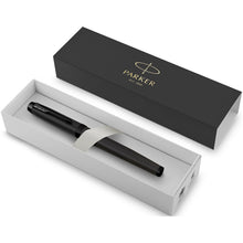 Load image into Gallery viewer, Parker IM achromatic rollerball pen (black ink) — Black (front)