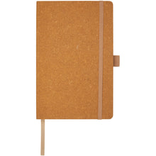Load image into Gallery viewer, Kilau recycled leather notebook  — Natural (front)