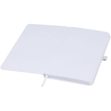 Load image into Gallery viewer, Fabianna crush paper hard cover notebook — White (detail 2)