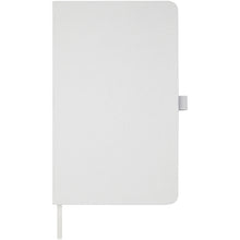 Load image into Gallery viewer, Fabianna crush paper hard cover notebook — White (front)