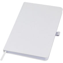 Load image into Gallery viewer, Fabianna crush paper hard cover notebook — White