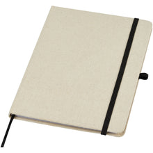 Load image into Gallery viewer, Tutico organic cotton hardcover notebook — Natural / Black