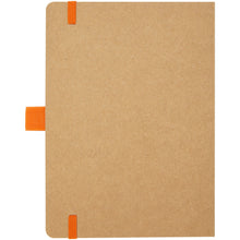 Load image into Gallery viewer, Berk recycled paper notebook — Orange (back)