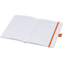 Load image into Gallery viewer, Berk recycled paper notebook — Orange (detail)