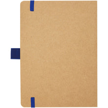 Load image into Gallery viewer, Berk recycled paper notebook — Blue (back)