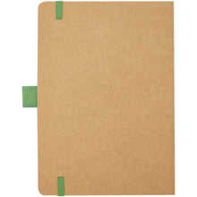 Load image into Gallery viewer, Berk recycled paper notebook — Green (back)