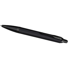Load image into Gallery viewer, Parker IM achromatic ballpoint and rollerball pen set with gift box (black/blue ink) — Black (detail)