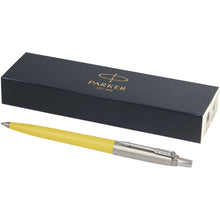 Load image into Gallery viewer, Parker Jotter Recycled ballpoint pen (blue ink) — Yellow