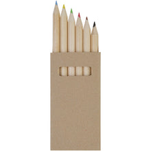 Load image into Gallery viewer, Artemaa 6-piece pencil colouring set — Natural (detail)