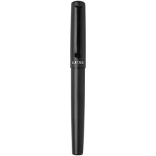 Load image into Gallery viewer, Lucetta recycled aluminium fountain pen (black ink) — Black (detail 2)