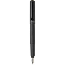 Load image into Gallery viewer, Lucetta recycled aluminium fountain pen (black ink) — Black (front)