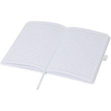 Load image into Gallery viewer, Thalaasa ocean-bound plastic hardcover notebook — White (detail)
