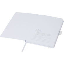 Load image into Gallery viewer, Thalaasa ocean-bound plastic hardcover notebook — White (detail 2)