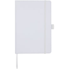 Load image into Gallery viewer, Thalaasa ocean-bound plastic hardcover notebook — White (front)