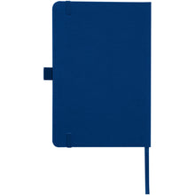Load image into Gallery viewer, Thalaasa ocean-bound plastic hardcover notebook — Blue (back)