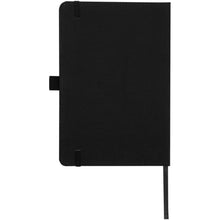 Load image into Gallery viewer, Thalaasa ocean-bound plastic hardcover notebook — Black (back)