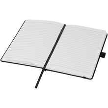 Load image into Gallery viewer, Thalaasa ocean-bound plastic hardcover notebook — Black (detail)