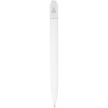 Load image into Gallery viewer, Thalaasa ocean-bound plastic ballpoint pen (black ink) — Transparent white / White (back)
