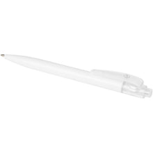Load image into Gallery viewer, Thalaasa ocean-bound plastic ballpoint pen (black ink) — Transparent white / White (detail)