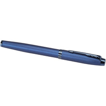 Load image into Gallery viewer, Parker IM rollerball pen (black ink) — Blue (detail)